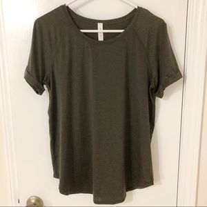 Lululemon Open Up Tie Back Tee